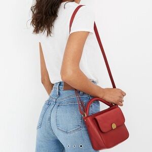 Madewell Mini Abroad Crossbody Bag - Dark Cinnabar